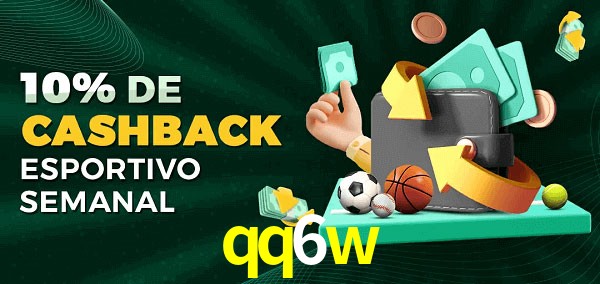 10% de bônus de cashback na qq6w